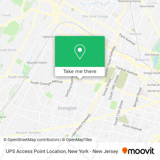 Mapa de UPS Access Point Location