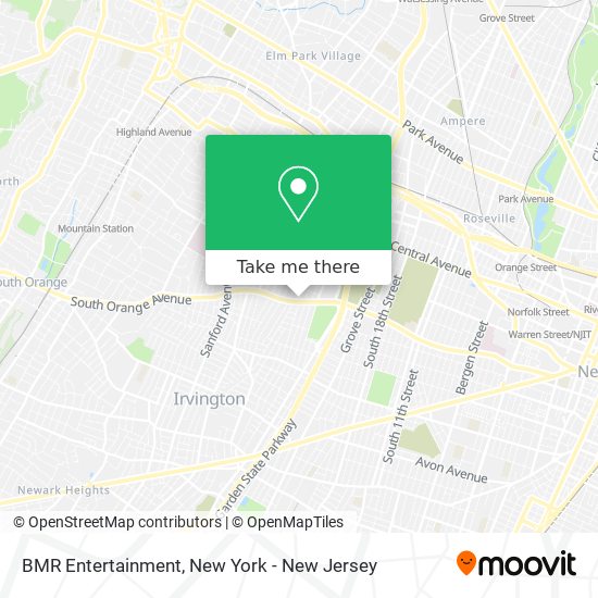 BMR Entertainment map