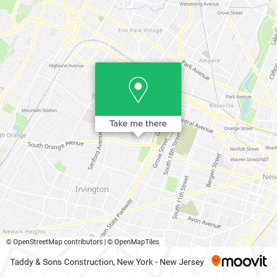 Taddy & Sons Construction map