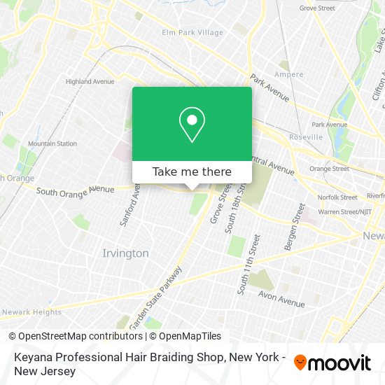 Mapa de Keyana Professional Hair Braiding Shop