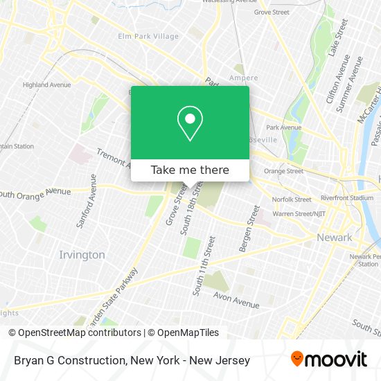 Bryan G Construction map