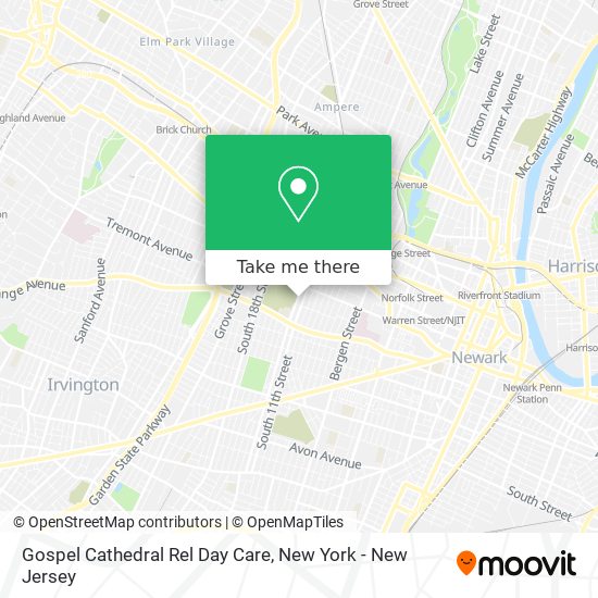 Mapa de Gospel Cathedral Rel Day Care