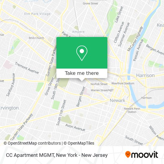CC Apartment MGMT map