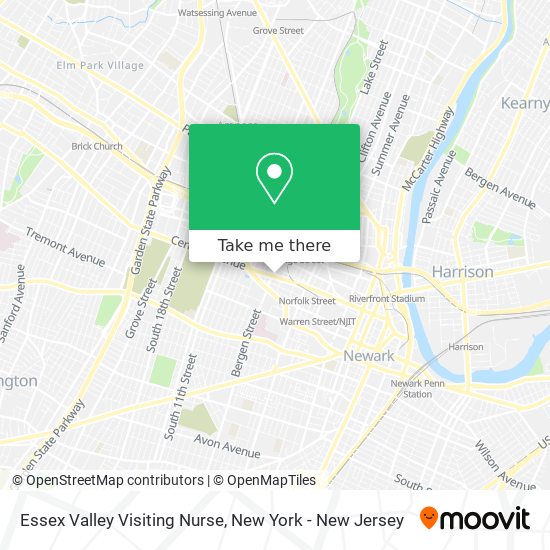 Mapa de Essex Valley Visiting Nurse