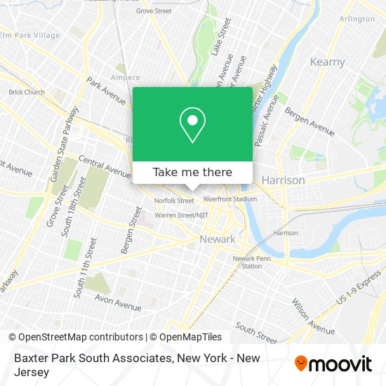 Baxter Park South Associates map