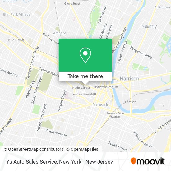 Ys Auto Sales Service map