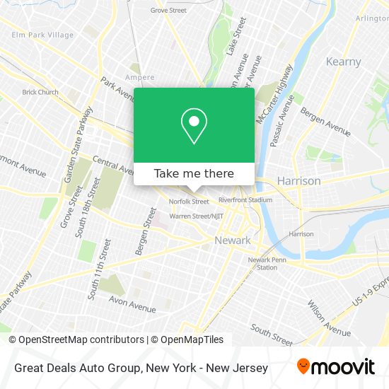 Mapa de Great Deals Auto Group