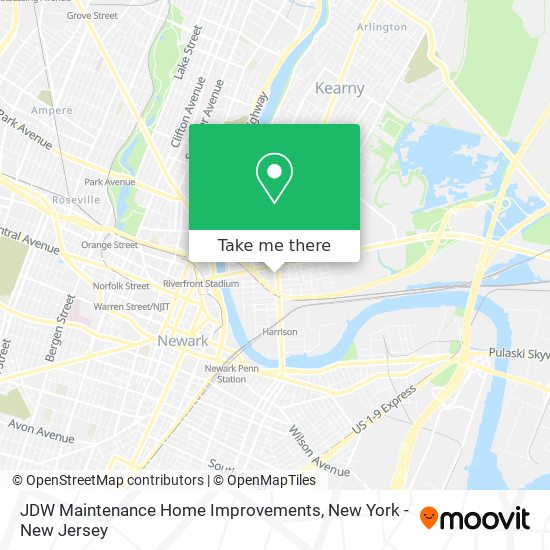 Mapa de JDW Maintenance Home Improvements