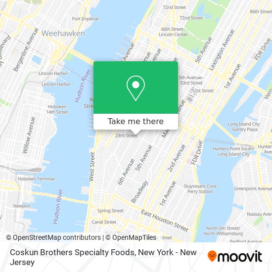 Coskun Brothers Specialty Foods map