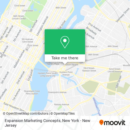 Expansion Marketing Concepts map