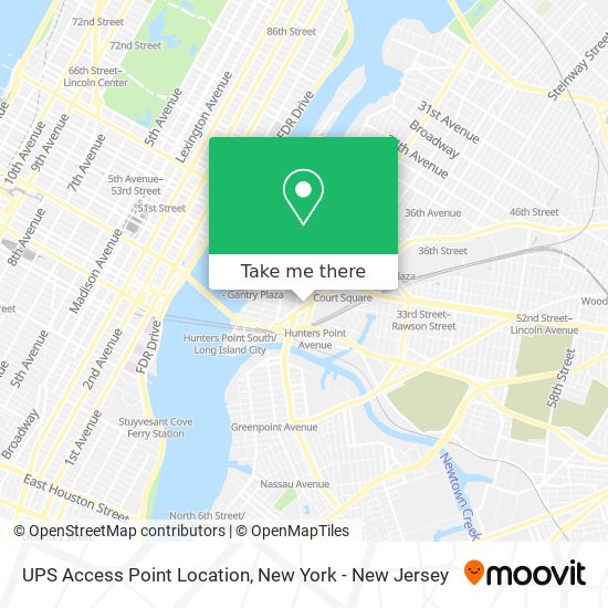 Mapa de UPS Access Point Location