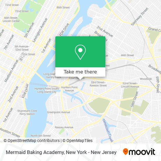 Mermaid Baking Academy map