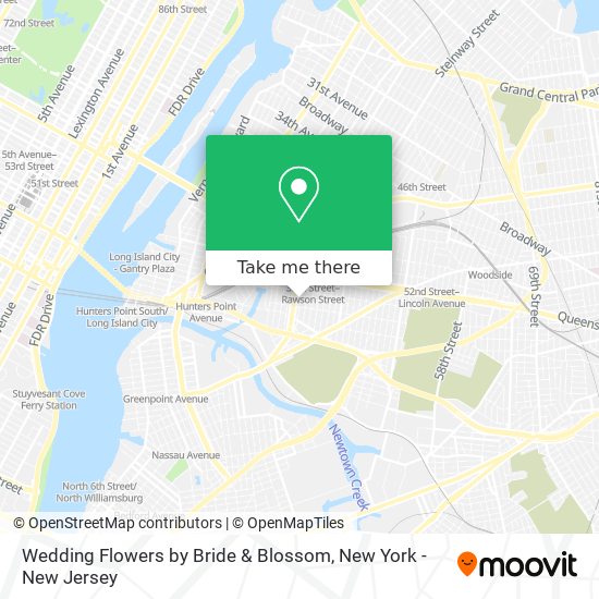 Wedding Flowers by Bride & Blossom map