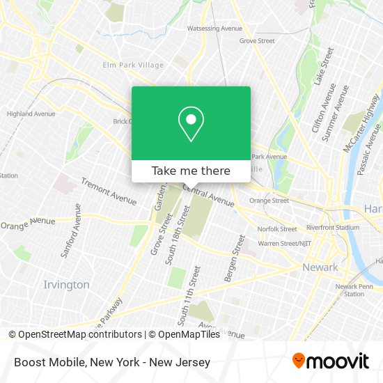 Boost Mobile map