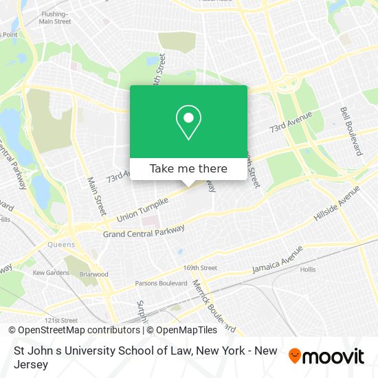 Mapa de St John s University School of Law