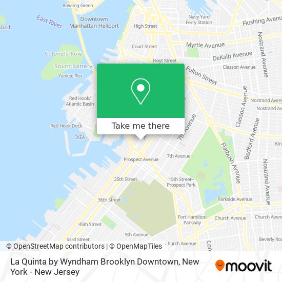 La Quinta by Wyndham Brooklyn Downtown map