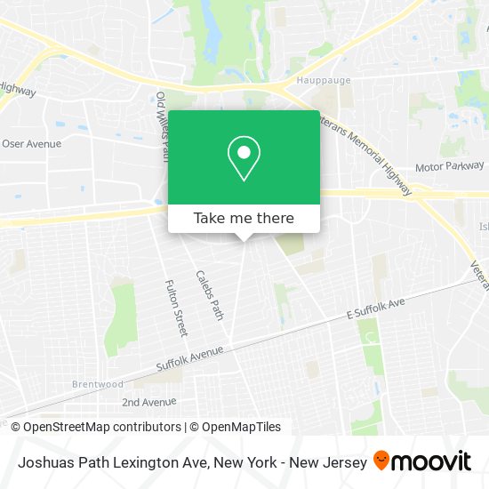 Mapa de Joshuas Path Lexington Ave