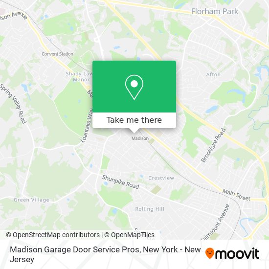 Mapa de Madison Garage Door Service Pros