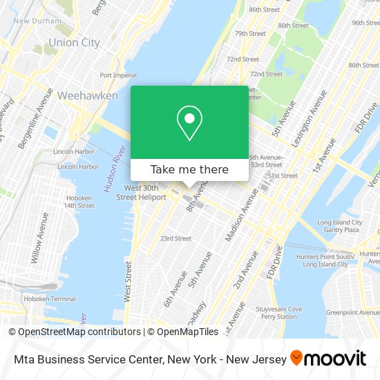 Mta Business Service Center map