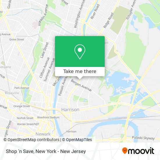 Shop 'n Save map