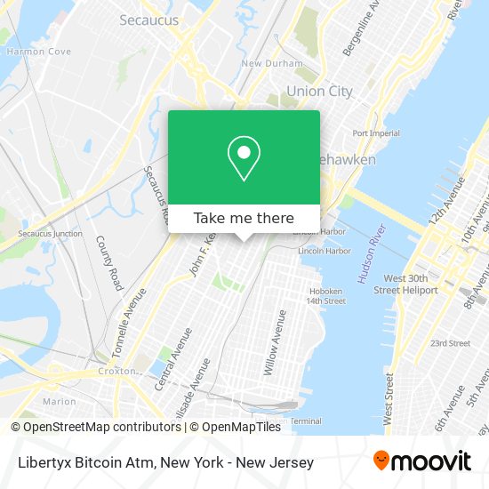 Libertyx Bitcoin Atm map