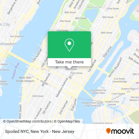 Spoiled NYC map