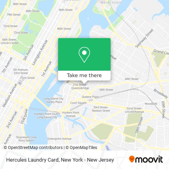 Hercules Laundry Card map