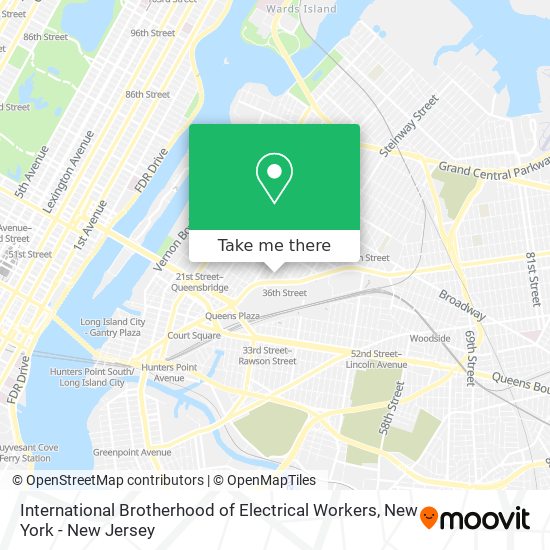 Mapa de International Brotherhood of Electrical Workers