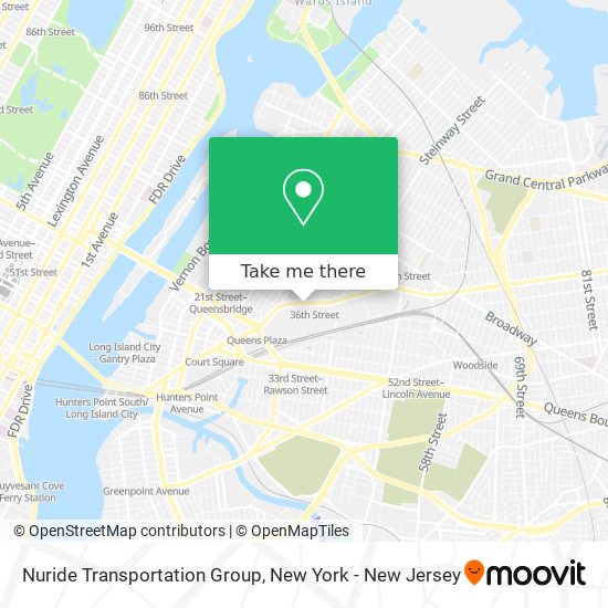 Mapa de Nuride Transportation Group