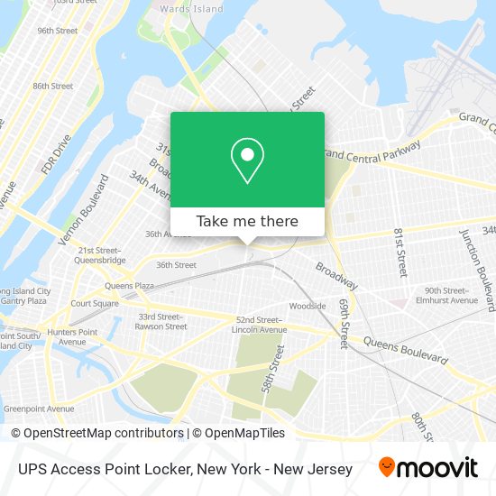 Mapa de UPS Access Point Locker