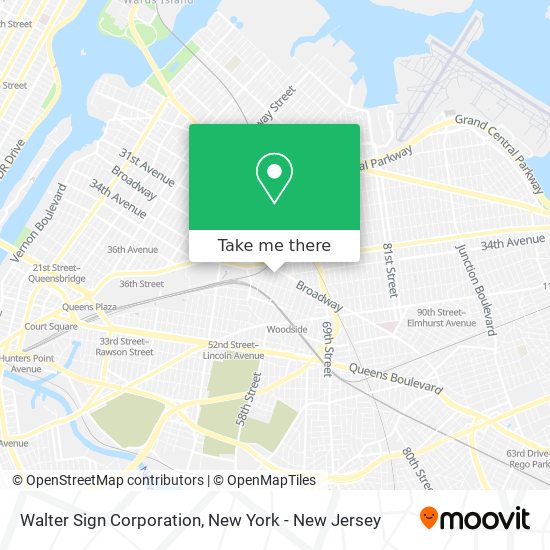 Walter Sign Corporation map