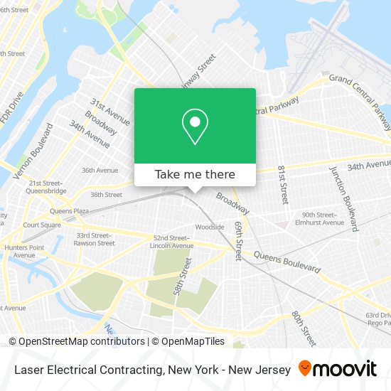 Laser Electrical Contracting map