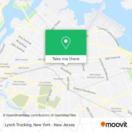 Lynch Trucking map