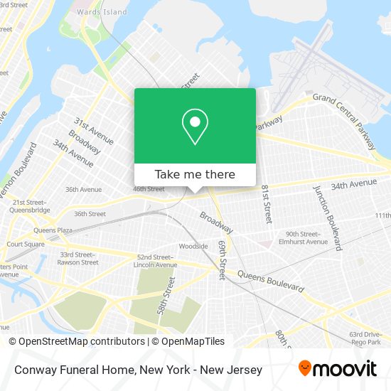 Conway Funeral Home map