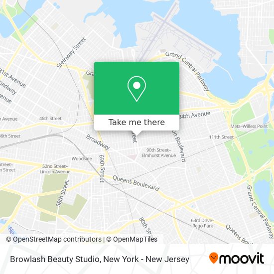 Browlash Beauty Studio map