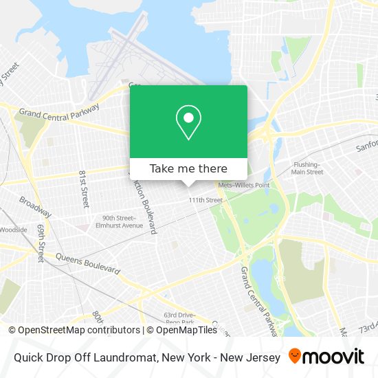 Mapa de Quick Drop Off Laundromat