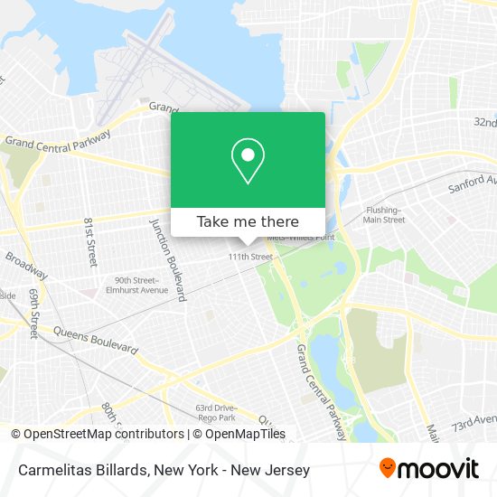 Carmelitas Billards map