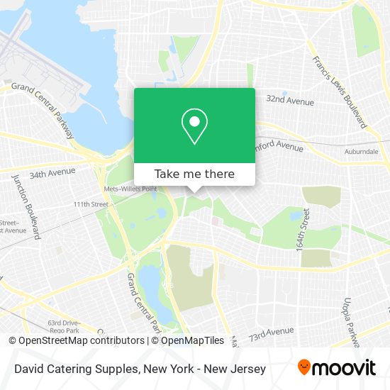 David Catering Supples map