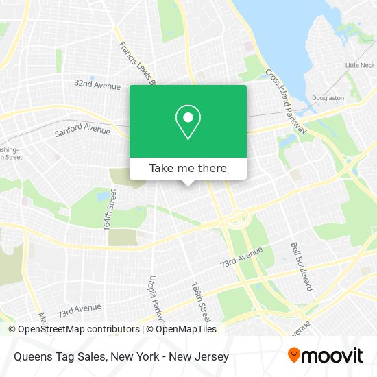 Queens Tag Sales map