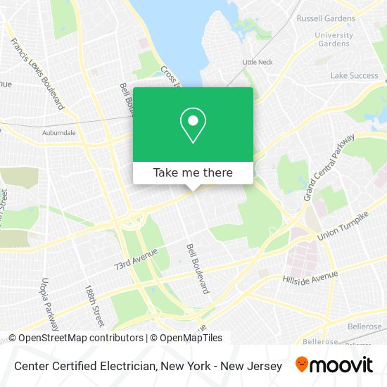 Center Certified Electrician map