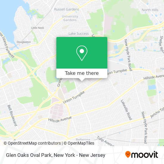 Mapa de Glen Oaks Oval Park