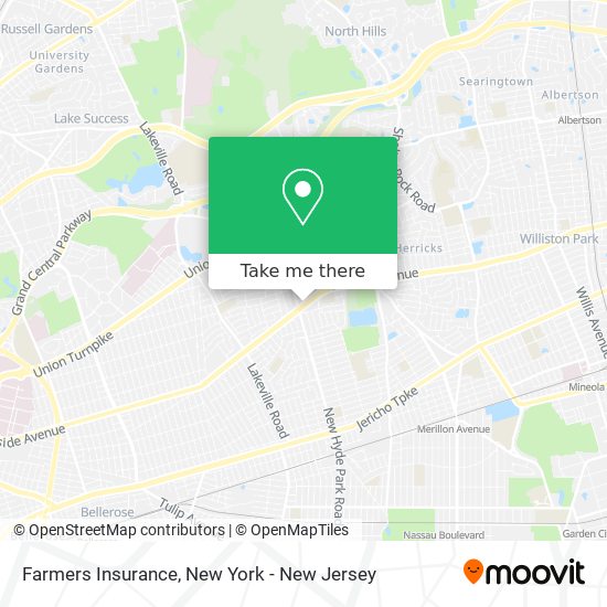 Farmers Insurance map