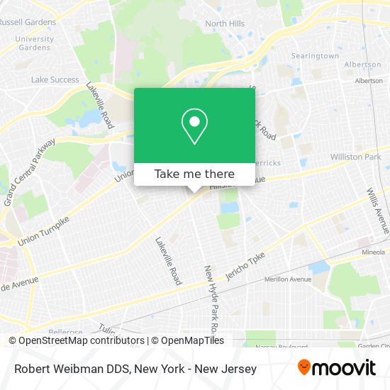 Robert Weibman DDS map