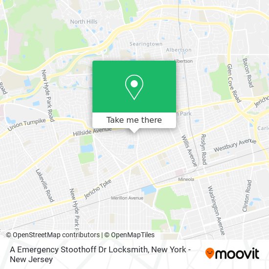 A Emergency Stoothoff Dr Locksmith map