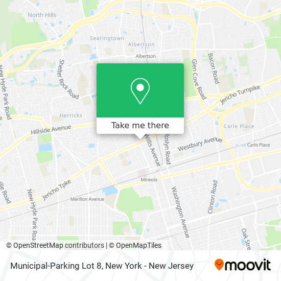 Municipal-Parking Lot 8 map