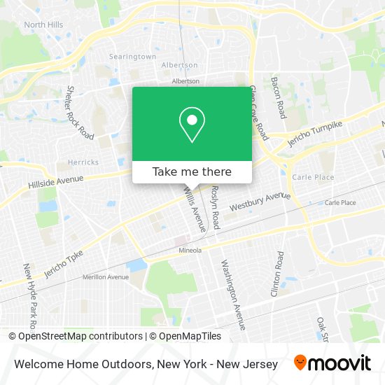 Mapa de Welcome Home Outdoors