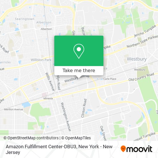 Mapa de Amazon Fulfillment Center-DBU3