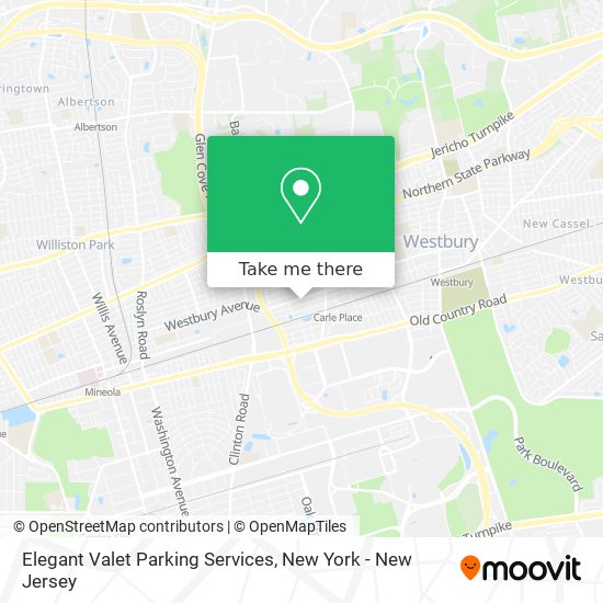 Elegant Valet Parking Services map