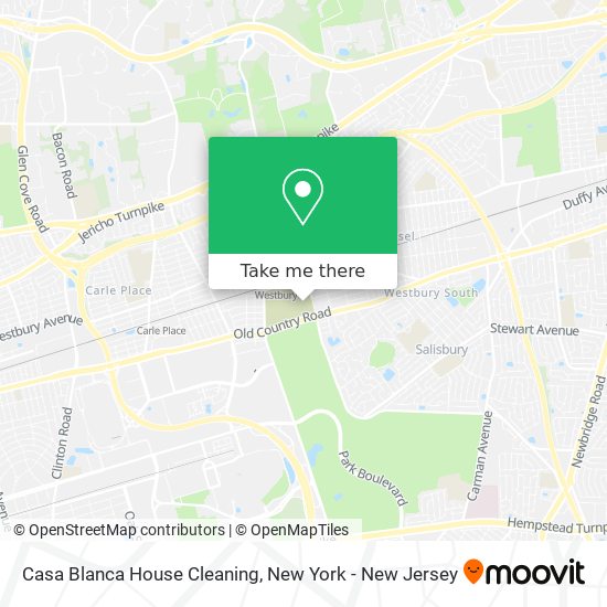 Casa Blanca House Cleaning map