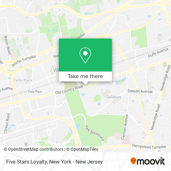 Five Stars Loyalty map